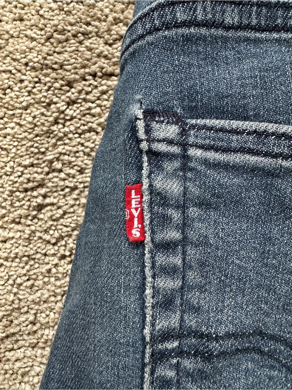 Levi's 510 Men's Dark Blue Slim Straight Jeans 32x32